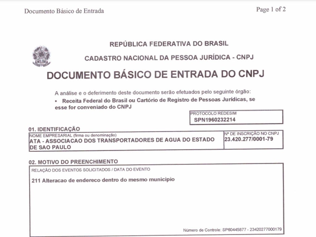 ATA Eleições de Março de 2019